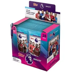 Topps Premier League 2026/2027 Cartes à Collectionner Présentoir (28) (Booster Display)
