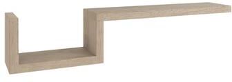 AquaTeak Manada Contemporary Teak Wall Shelf