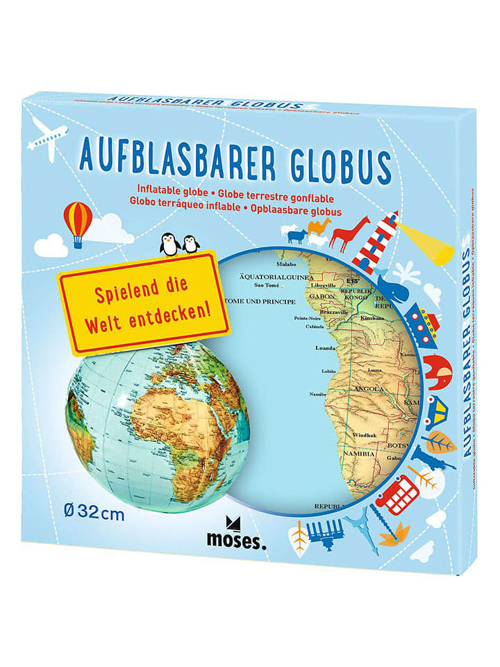 moses. Aufblasbarer Globus - ab 3 Jahren - onesize