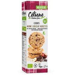 Cookies glutenfrei - Haselnuss-Hafer- Schoko