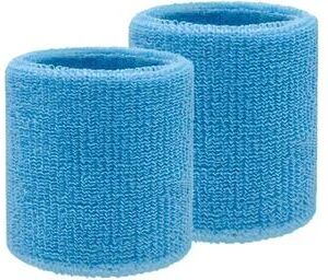 Uplift Essentials Towel Sports Wristbands & Athletic Sweat Bands Set (1 Pair) blue