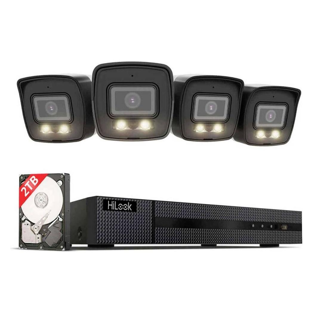 HiLook IK28P-460B LAN, Corded, Digital, Patch cable IP-Network video recorder set (3200 x 1800 Pixels) (IK28P-460B)