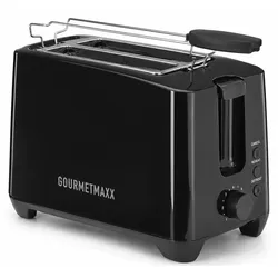 GOURMETmaxx Toaster 750 W schwarz