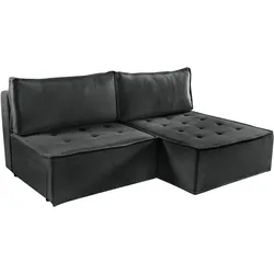 ECKSOFA Schlafsofa Amalia In Raven