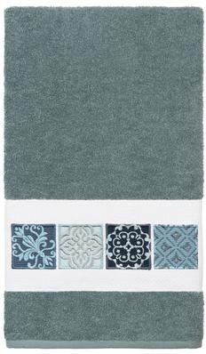 Authentic Hotel and Spa 100% Turkish Cotton Vivian Embellished Bath Towel