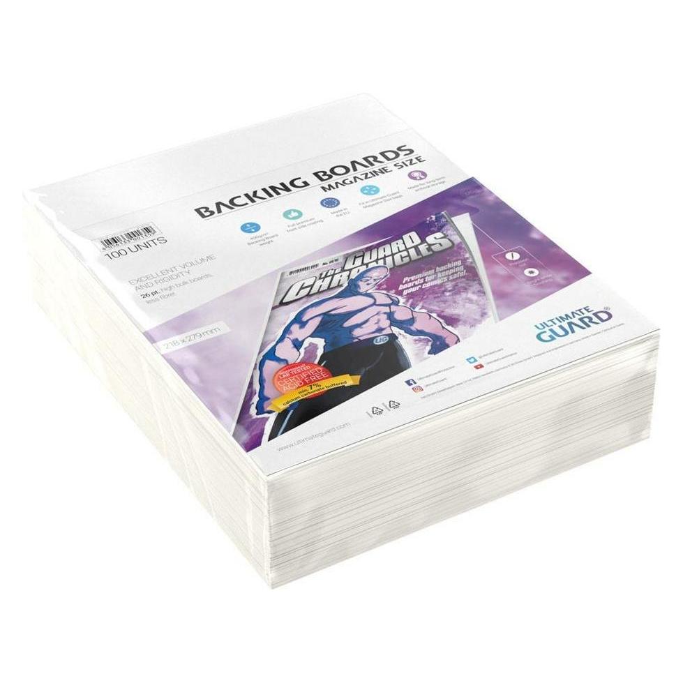 Ultimate Guard UGD020031 - Comic Backing Board Magazine Size (100x) (UGD020031)