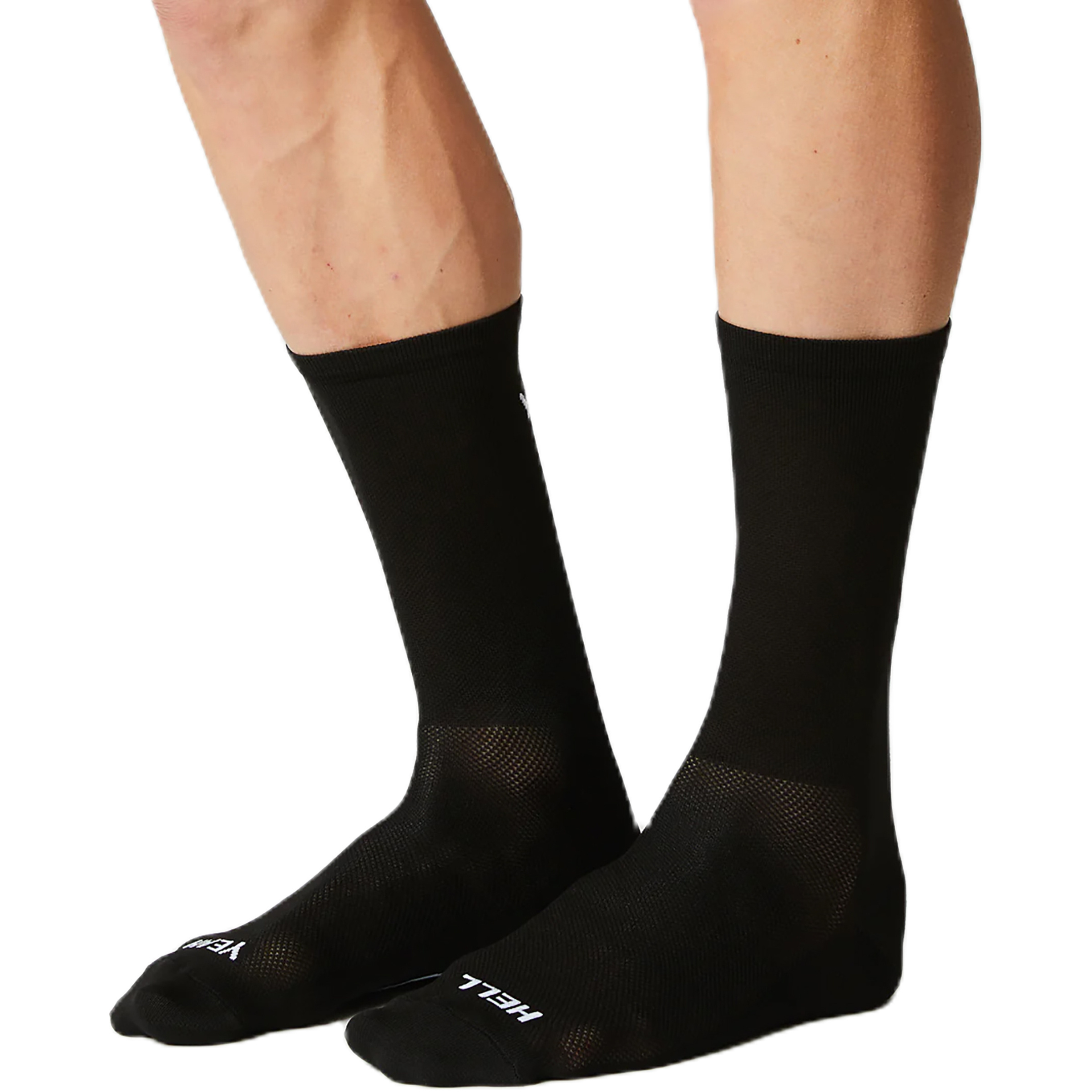 Fingerscrossed Hell Yeah 3.0 Fahrradsocken schwarz Größe 47 Mountainbike | Rennrad | Gravel Kompressionseffekt