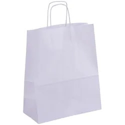 Agipa, Verpackungsmaterial, Papiertragetasche - aus Kraftpapier, mittel, weiá (1 Stk.)