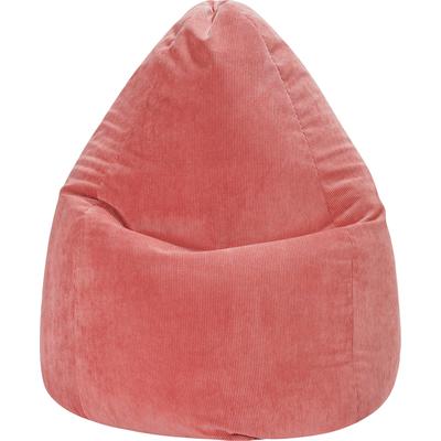Sitzsack SITTING POINT "BeanBag Cordone XL", rot (marsala), B:70cm H:110cm T:70cm, 100% Polystyrol, Sitzsäcke, Sitzsack, Kord
