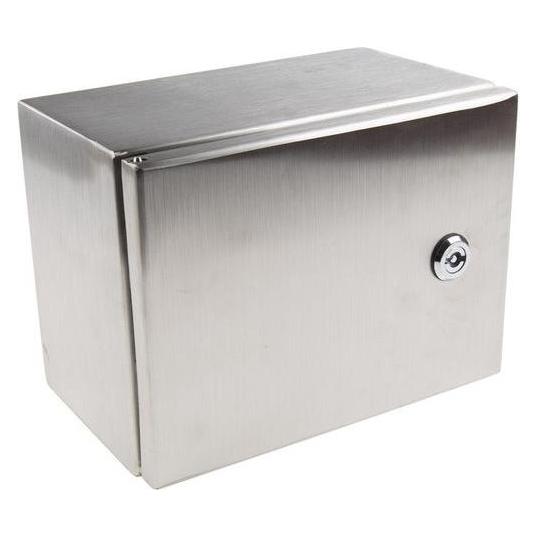 RS PRO IP66 Wall Box, S/Steel, 240x180x150mm (8428412)