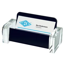 WEDO Visitenkartenhalter glasklar