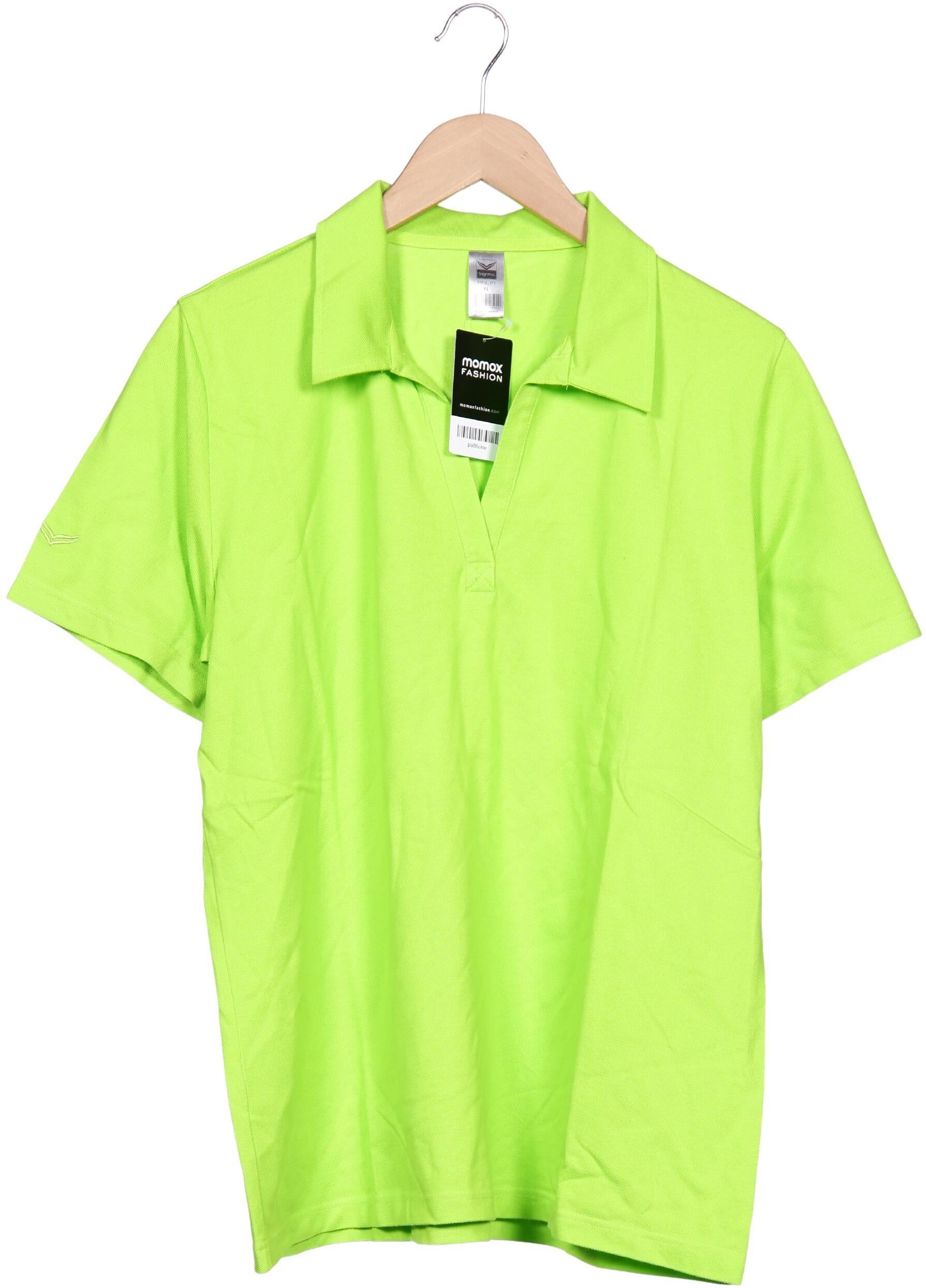 Trigema Damen Poloshirt, Neon, Gr. XL, Baumwolle - Second Hand