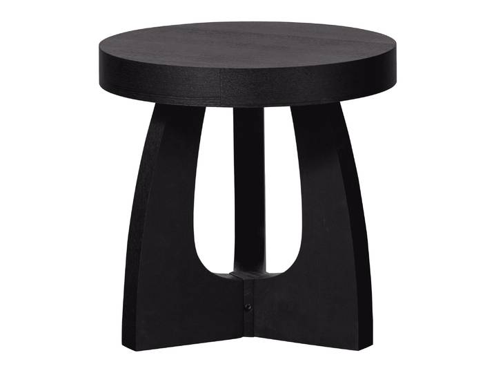 WOOOD Ronde Bijzettafel Tala 45cm - Zwart - Exclusive