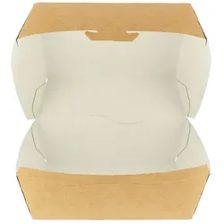MONOUSO - XXL Kraft Burger Box 14,5 x 14,5 x 8 cm (25 Stück)