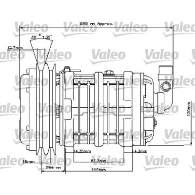 VALEO Kompressor, Klimaanlage 815842