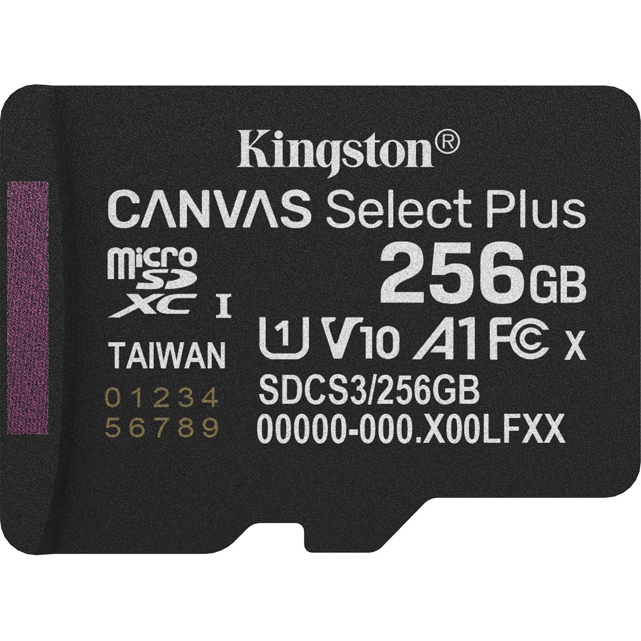 256GB Kingston MicroSD Card SDXC Canvas+ Gen3 ohne Adapter retail
