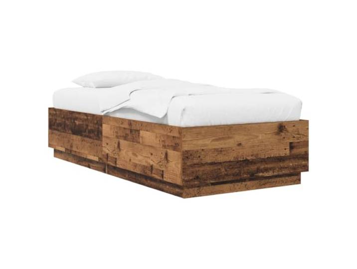 PUGYNBK Bettgestell aus Holz, 80 x 200 cm Feste Lamellenbasis, modernes Design, platzsparend, einfache Reinigung