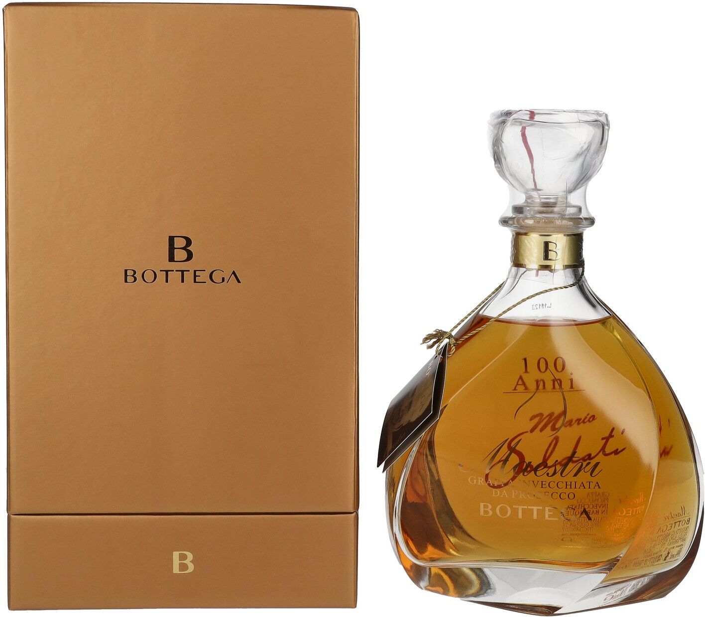 Bottega Grappa Invecchiata da Prosecco Maestri 38% Vol. 0,7l in Geschenkbox