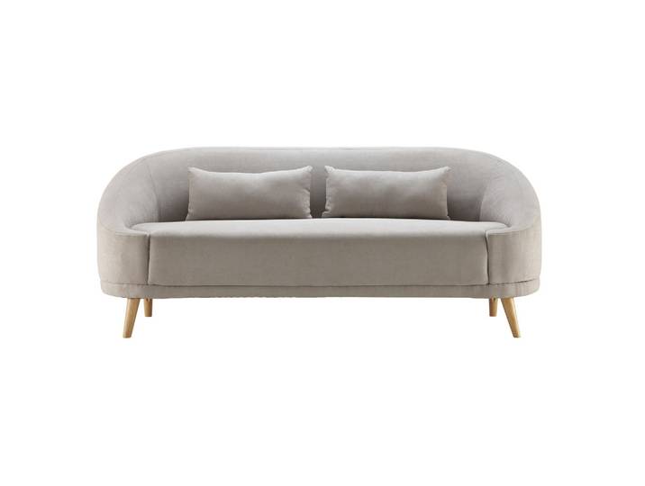 Sofa Jannike Grau Velours
