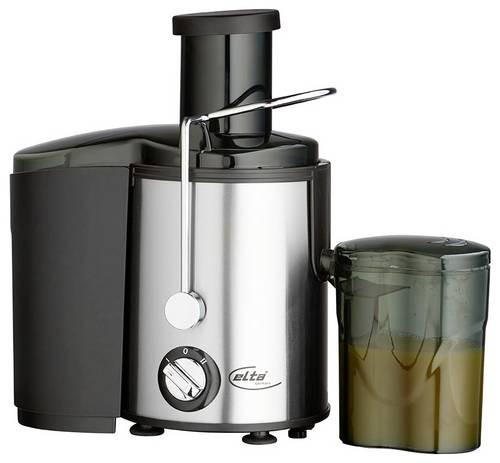 Elta Entsafter PJ-450 350W Silber, Schwarz direkter Saftauslauf
