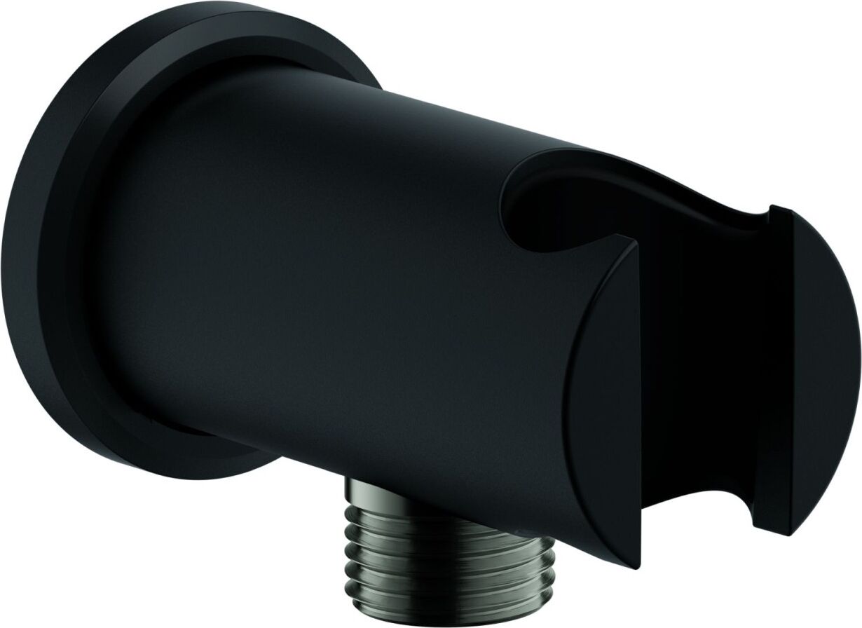 Grohe Wandanschlussbogen Rainshower, 26658 runde Rosette phantom black, 26658KF0 26658KF0