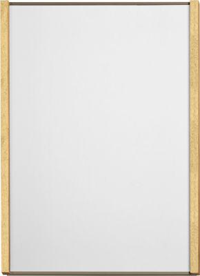 moedel Wandschild LMH, DIN A4, Holz- und Aluminiumrahmen, Bronze eloxiert, Klebe- oder Schraubmontage, B 221,5 x H 299,5 mm, bronze/Ahorn