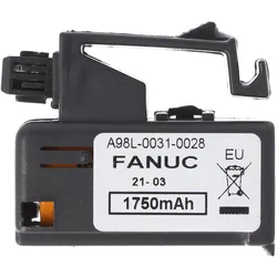 AccuCell Batterie für GE FANUC A98L-0031-0028 Batterie A02B-0323-K102 (1 Stk., Gerätespezifisch, 1750 mAh), Batterien + Akkus