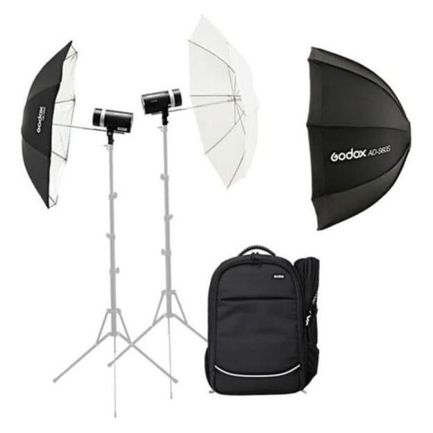 Godox AD300Pro II Kit - Kit 2 x Witstro flash with battery & backpack (Set, 300 Ws) (AD300Pro II KIT)