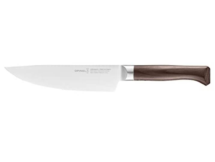 Opinel Les Forgé 1890 Chefmesser klein 254546, Silber (Blade), Braun (Handle)