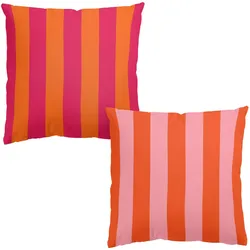 DEKOKISSEN 2er-Set PopArt Sommer Streifen Duo III 50/50 cm