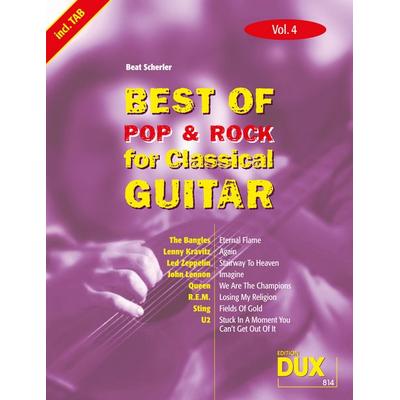 Best of Pop & Rock for Classical Guitar Vol. 4 -
