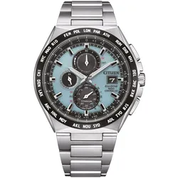 Citizen AT8238-84M Eco-Drive Solar Funk-Herrenuhr Titan Hellblau