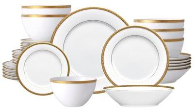Noritake Charlotta 30-Piece Dinnerware Set, Service for 6