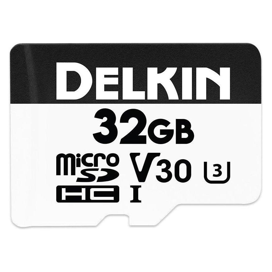 Delkin HYPERSPEED UHS-I (V30) microSD 32GB R:100MB/s W:75MB/s (32 GB, microSDHC, U3, UHS-I) (4110100673)