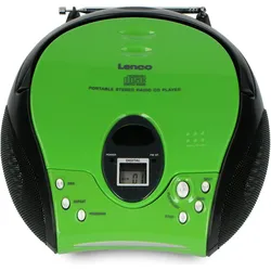 Lenco Scd-24 (FM), Radio, Schwarz, Grün