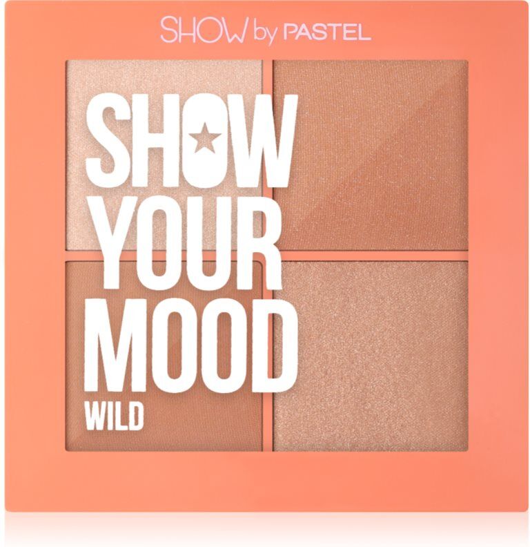 Pastel Show Your Mood blusher palette shade Wild 4x4.3 g