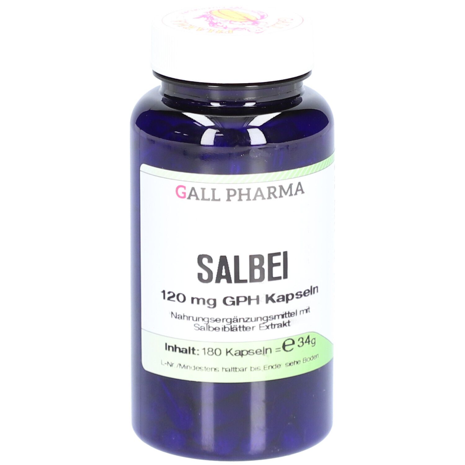 Salbei 120 mg GPH Kapseln 180 St