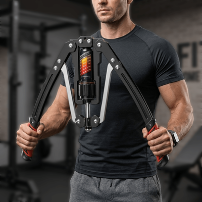 Uplift Essentials Adjustable Hydraulic Arm Exerciser 22440 Lbs Resistance Strength Trainer Adjustable Hydraulic Arm Exerciser 22440 Lbs Resistance Strength Trainer