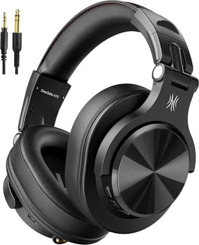 OneOdio Fusion A70 (Keine Geräuschunterdrückung, 72 h, Kabelgebunden, Kabellos) (Fusion A70 black)