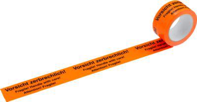 Warn-Klebeband "Vorsicht zerbrechlich", 6 Rollen