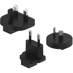 Sharge, Reiseadapter, Steckeradapter für GaN-Ladegeräte BLK
