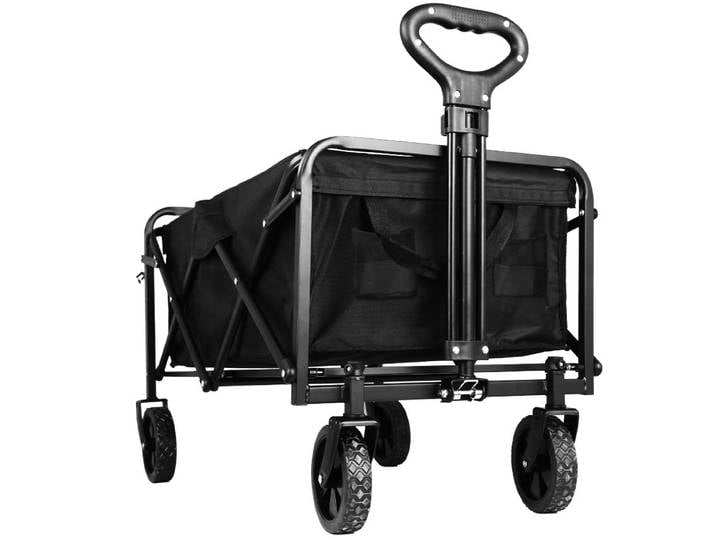 Wagon pliant robuste de grande capacité, chariot de plage et de jardin, chariot utilitaire pliable et Portable pour l'extérieur