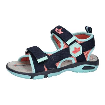 Sandale LICO "Sandale Palau V", Mädchen, Gr. 40, blau, Synthetik, Schuhe Sandale