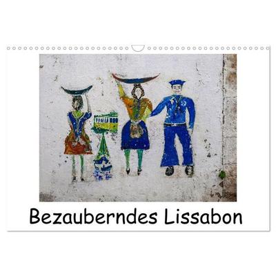 Bezauberndes Lissabon (Wandkalender 2027 DIN A3 quer), CALVENDO Monatskalender