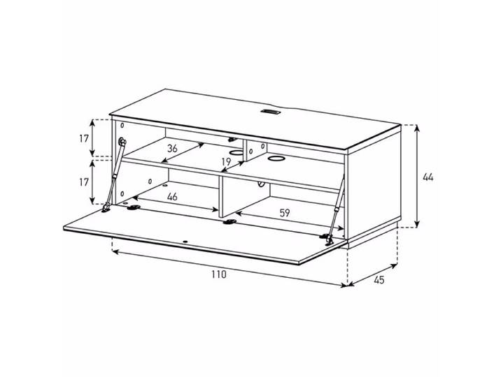Balcar STA110F-WHT-WHT-BS TV-Möbel – TV Möbel – weiss