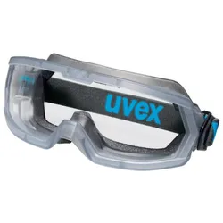 uvex hypervision Vollsichtbrille beschlagfrei beschichtet (mit Schaumstoffauflage) grau/transparent - 9321615 - grau/transparent