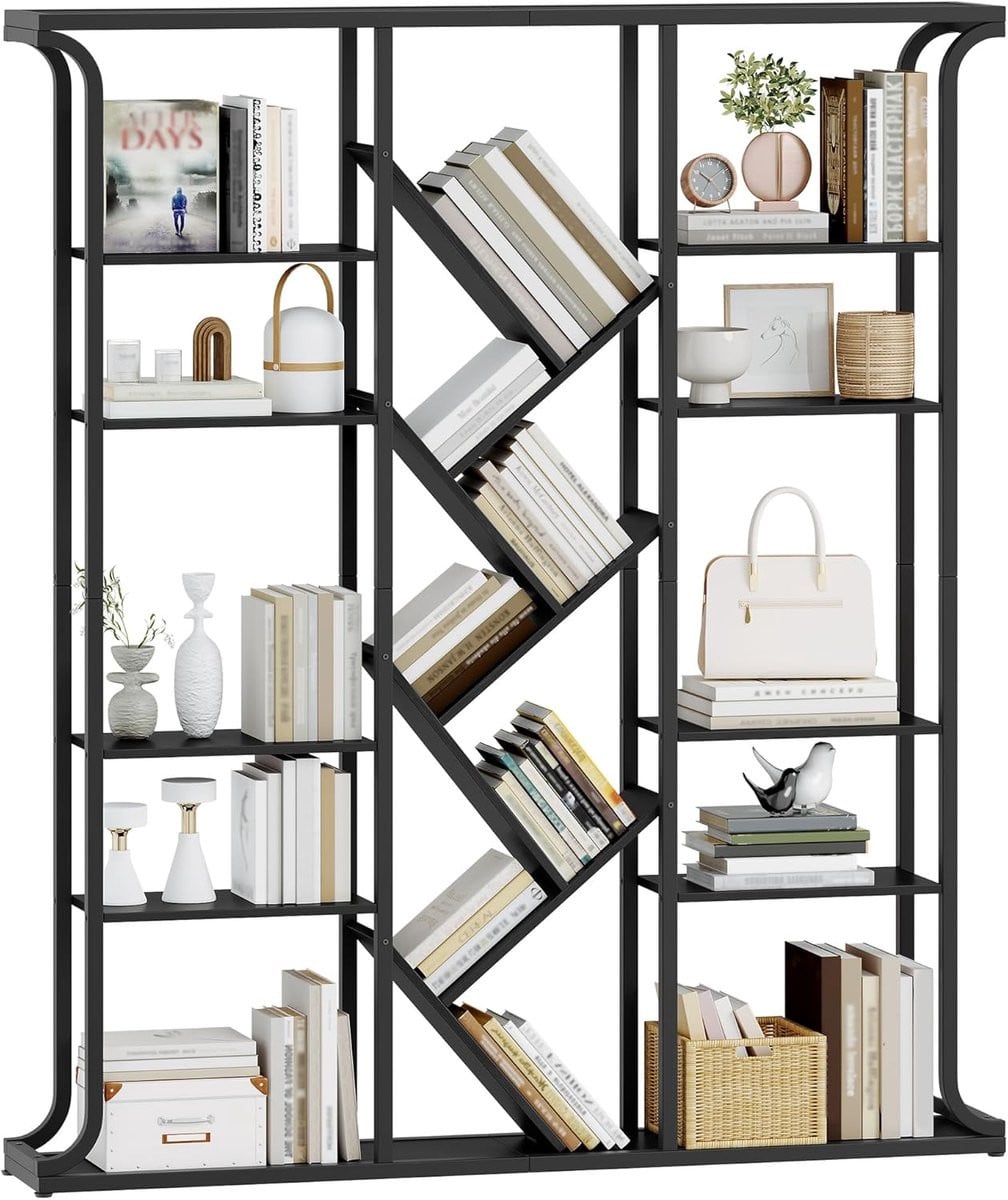 Moderne Boekenkast met Veel Opbergruimte