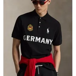 Polo Ralph Lauren für Herren. 710B20862001 Polo Classic Fit Deutschland schwarz (M), Lässig, Baumwolle, Kurzarm