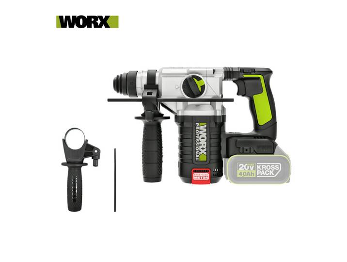 WORX 20V charge sans brosse marteau électrique perceuse à percussion WU388.9 (machine nue) batterie au lithium électrique pic perceuse électrique thr