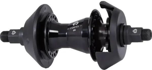 Eclat Cortex Cassette Rear BMX Hub (Schwarz - Links)